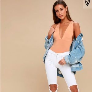 Lulus Pink body suit